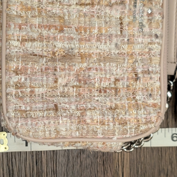 Kate Spade Beige Tweed Wristlet